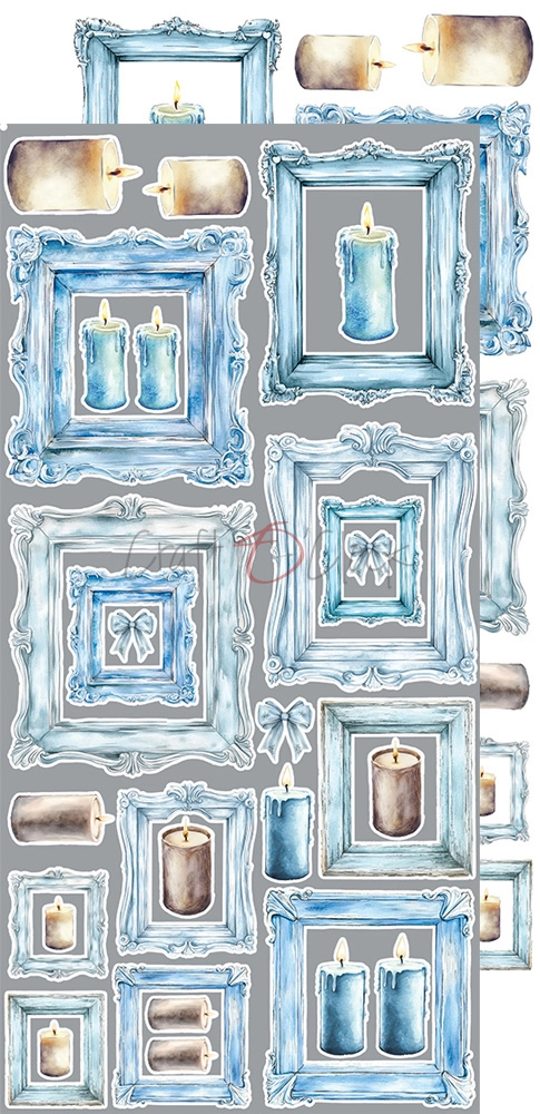 CC-F38-SBL-12 SOMETHING BLUE - zestaw DODATKÓW - SOMETHING