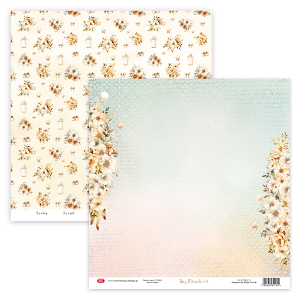 CPS-TM30-6 Tiny Miracle Zestaw 6 papierów 30,5x30,5cm - Craft&You Design