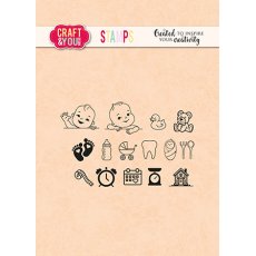 CS046 Clear Stamps Birth Certificates / Metryczki  - Craft & You Design