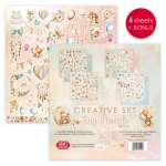 CSET-TM30-4 Kreatywny Zestaw /Creative Set Tiny Miracle 30,5x30,5cm - 4 arkusze + okładka - Craft & You Design