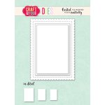 CW323 Wykrojnik /Die -ATC Biscuit Frame / Herbatnikowa ramka-Craft&You Design
