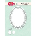 CW324 Wykrojnik /Die -Oval Doily / Ramka Owalna-Craft&You Design