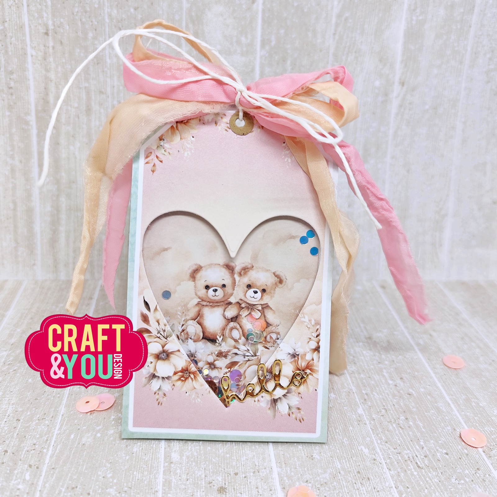 CW328 Wykrojnik /Die - Biscuit Frame Hearts / Herbatnikowa ramka serduszka-Craft&You Design