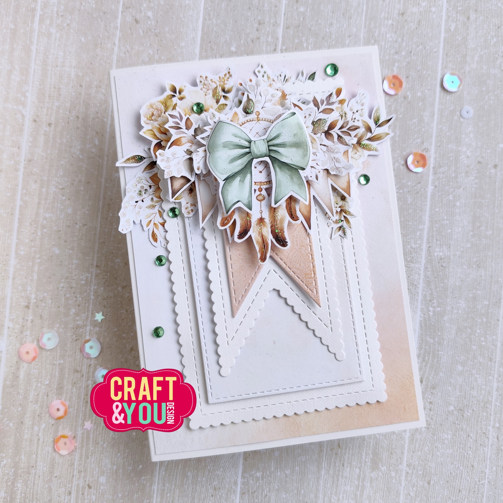 CW330 Wykrojnik /Die - Biscuit Photo Frame 10x15 cm / Herbatnikowa Foto Ramka 10x15 cm-Craft&You Design