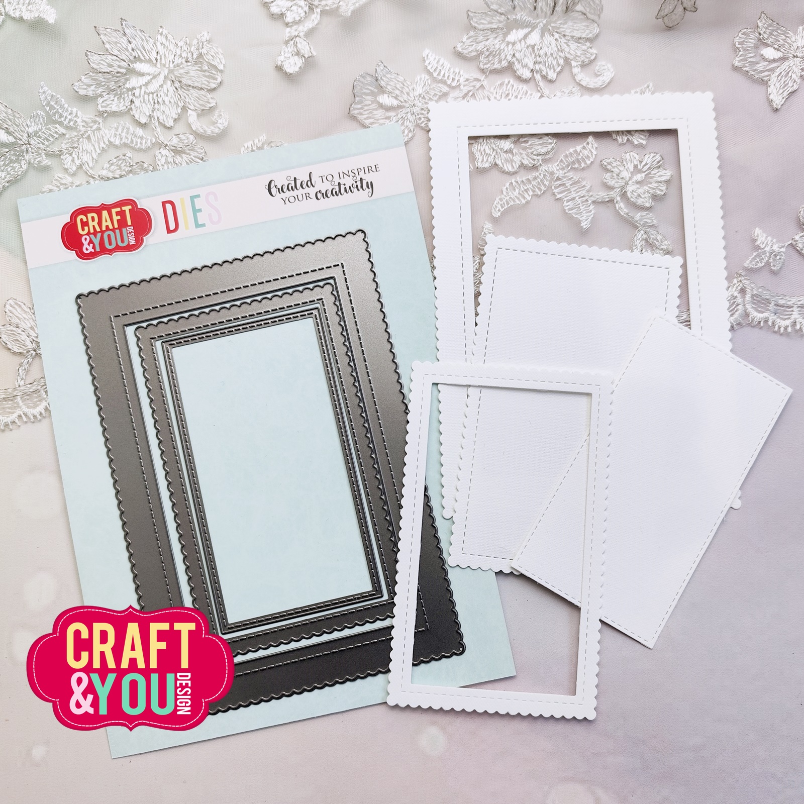 CW330 Wykrojnik /Die - Biscuit Photo Frame 10x15 cm / Herbatnikowa Foto Ramka 10x15 cm-Craft&You Design