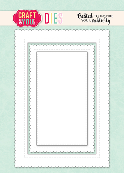 CW330 Wykrojnik /Die - Biscuit Photo Frame 10x15 cm / Herbatnikowa Foto Ramka 10x15 cm-Craft&You Design