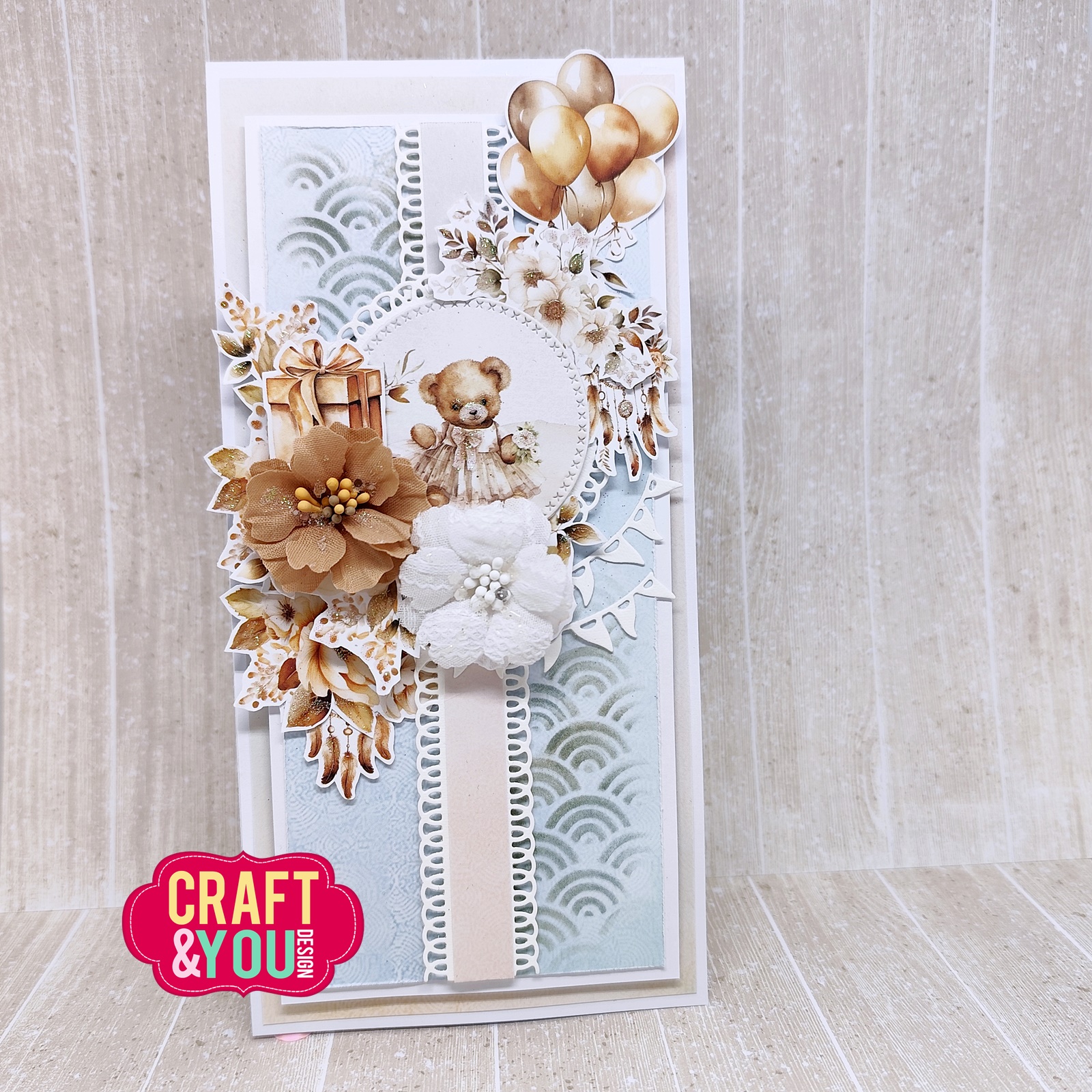SC006 Stencil / Maska Waves / Fale- Craft & You Design