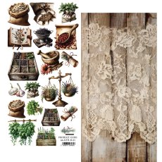 AA-RFH-H-01 Arkusz dodatków 6x12" do samodzielnego wycinania Recipe for happiness/ Przepis na szczęście