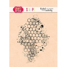 CS047 Clear Stamps Honeycomb / Plaster Miodu  - Craft & You Design