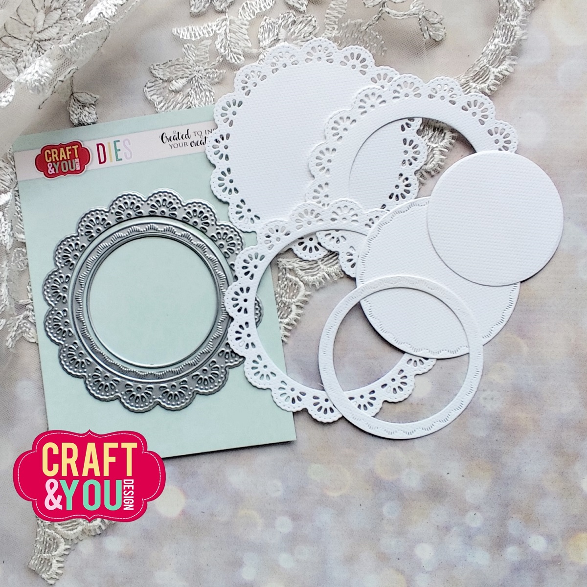 CW335 Wykrojnik /Die -Doily/Serwetka-Craft&You Design