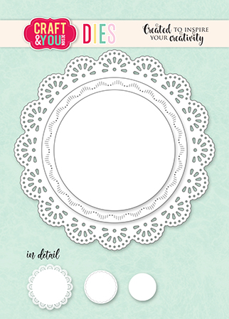 CW335 Wykrojnik /Die -Doily/Serwetka-Craft&You Design
