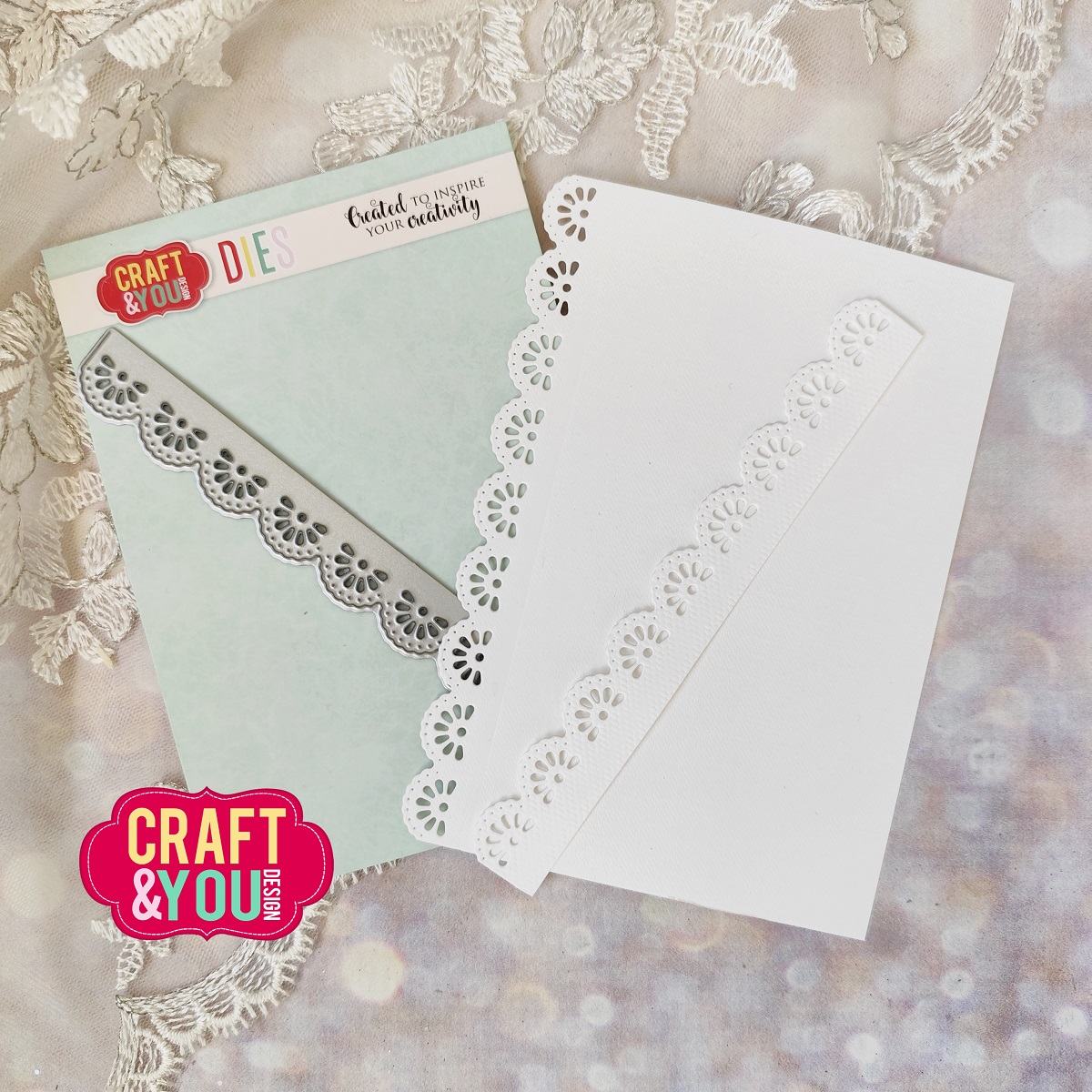 CW336 Wykrojnik /Die -Doily Border / Serwetkowy border-Craft&You Design