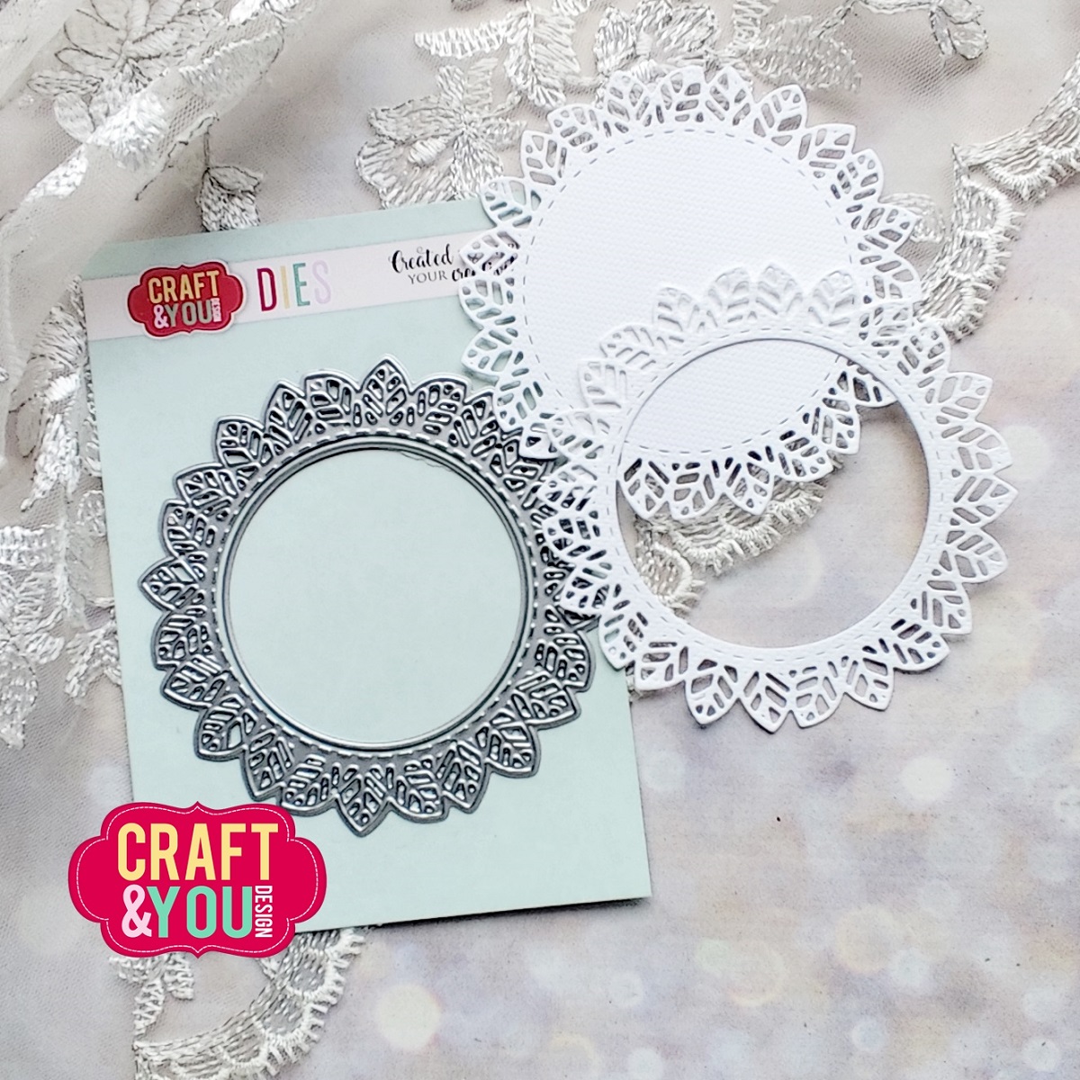 CW339 Wykrojnik /Die -Doily Leaves / Serwetkowa z listkami -Craft&You Design