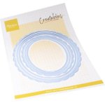 LR0898 Wykrojnik Marianne Design Creatables -Scalloped Oval -ramki owalne z falbanką