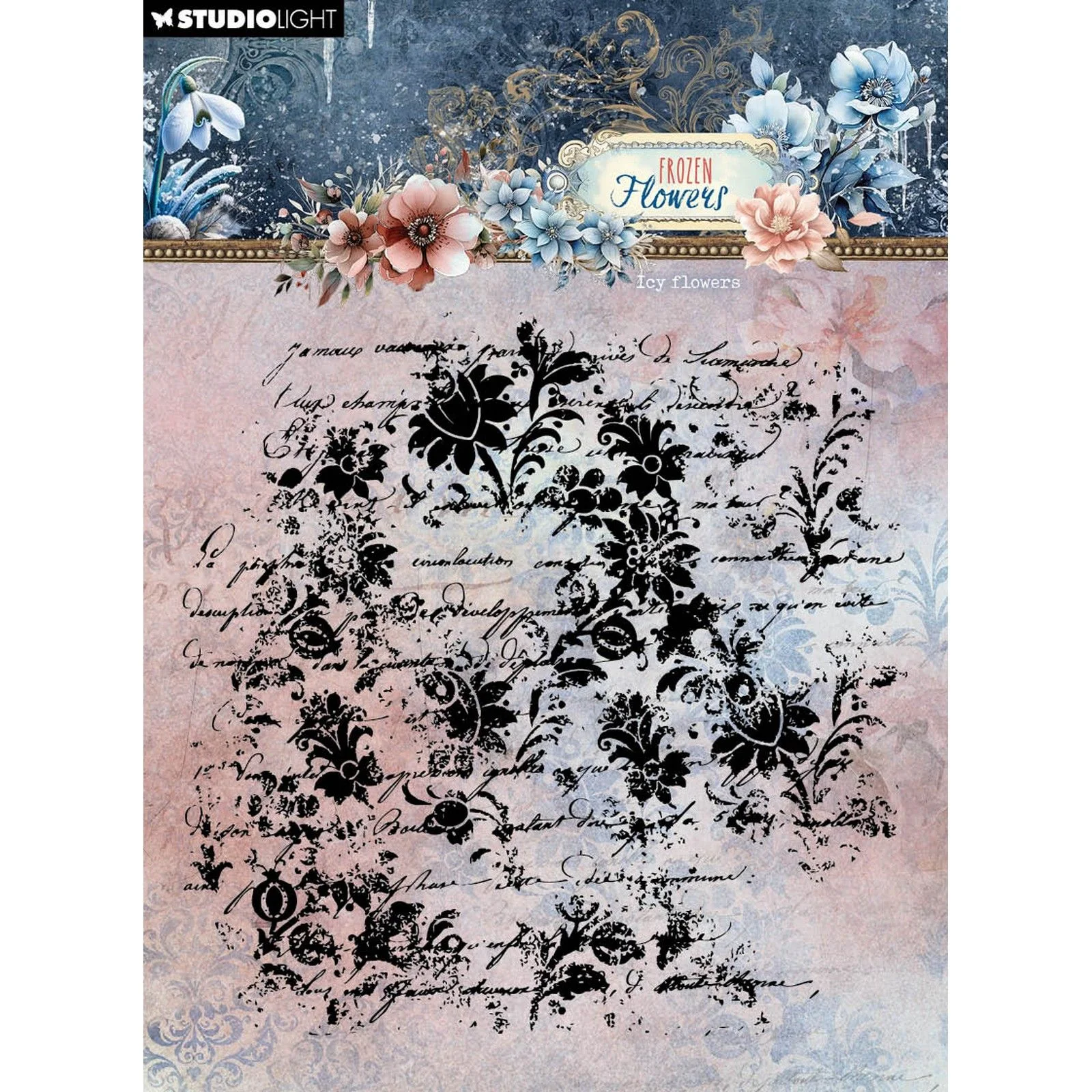 SL-FF-STAMP770 Stemple Studio Light • Frozen Flowers - Icy Flowers