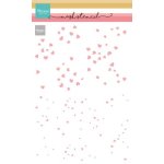 PS8175 Maska Marianne Design -2 layer hearts -serduszka