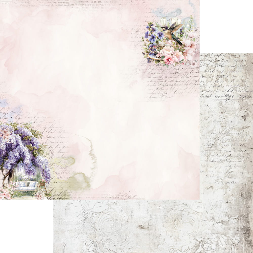 AA-MOS-08 Alchemy of Art - 8x8'' - zestaw papierów 20,3x20,3cm- Memories of spring