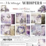 CC-F39-HWS-10 HERITAGE WHISPERS- zestaw papierów 15,25x15,25cm
