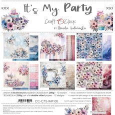CC-C75-IMP-00 IT'S MY PARTY- zestaw papierów 30,5x30,5cm