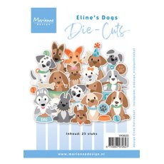 VK9623 Die-cuts  -Marianne Design -Eline's Dogs- pieski