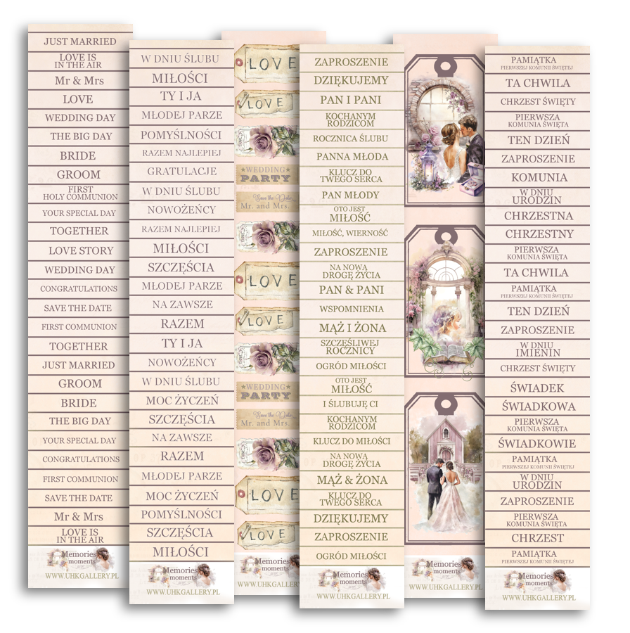 UHK-MMpaski Memories Moments - zestaw pasków