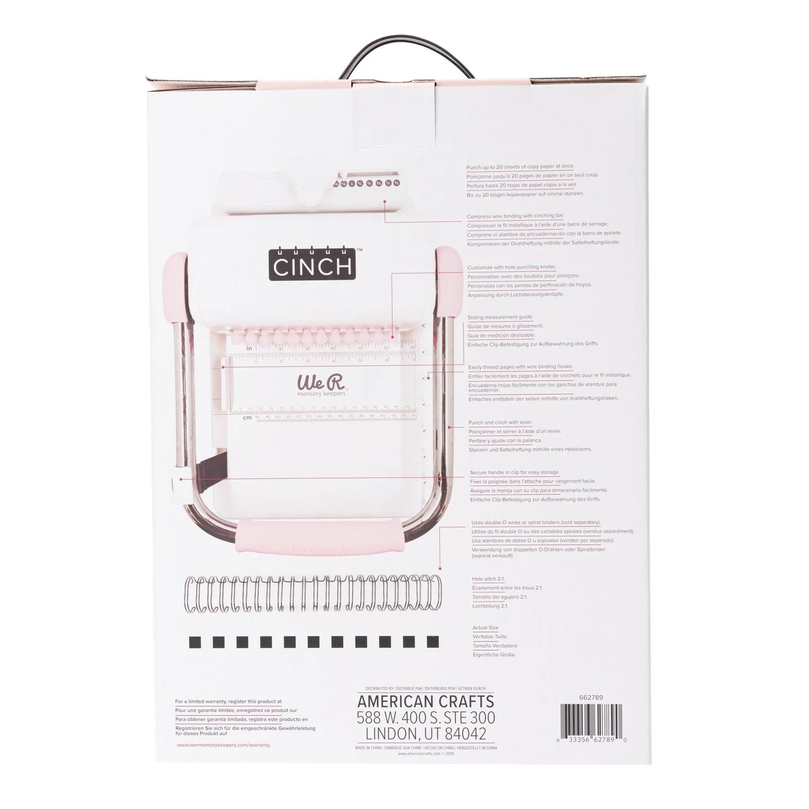 WR662789 Bindownica The Cinch We R Heidi Swapp