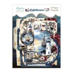 MT-LIT-LSCE LIGHTHOUSE - Papierowe Koperty i Tagi - die cuts