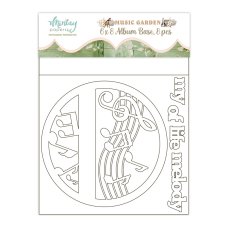 MT-MUS-10 MUSIC GARDEN - MINTAY PAPERS - Baza albumowa  - 15,2 x 20,3 cm