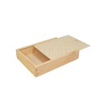 PZ309 Pudełko drewniane zasuwane na zdjęcia, kartki 15x21cm