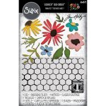666872 Wykrojniki Sizzix z folderem 2D• Thinlit set Vault Floristry 11pcs by Tim Holtz 