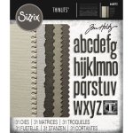 666873 Wykrojnik Sizzix • Thinlits 31pcs Die Set Vault Edges by Tim Holtz