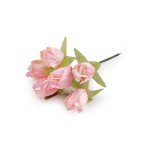 930118-2 Róże sztuczne na druciku- jasny róż