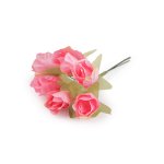 930118-3 Róże sztuczne na druciku- róż