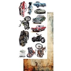 AA-CARS-02 Papier dwustronny 15x30,5cm do samodzielnego wyciecia  