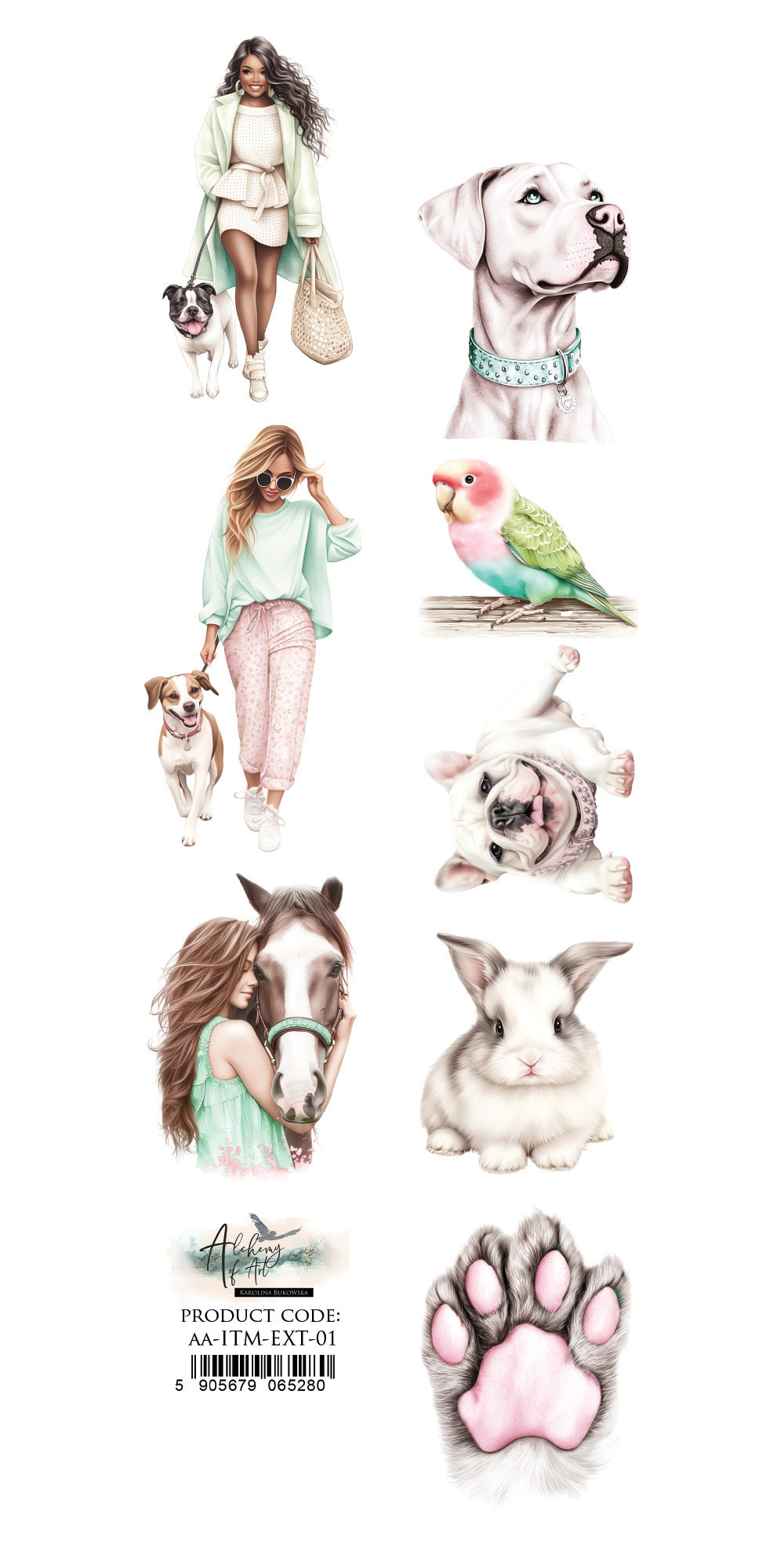 AA-ITM-EXT-01 PASECZEK/ STRIPS z dodatkami In the morning / O poranku