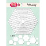 CW343 Wykrojnik /Die -Hexagon Base Set/ heksagon bazy -Craft&You Design