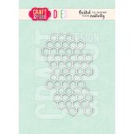 CW344 Wykrojnik /Die -Honey Background / tło plaster miodu -Craft&You Design