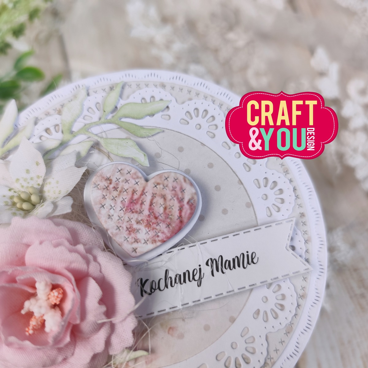CW348 Wykrojnik /Die -Circles Base Decorative Stiches/ koła bazy z przeszyciami -Craft&You Design