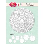 CW348 Wykrojnik /Die -Circles Base Decorative Stiches/ koła bazy z przeszyciami -Craft&You Design