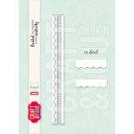 CW350 Wykrojnik /Die -Small Borders Decorative Stiches/ bordery z przeszyciami -Craft&You Design