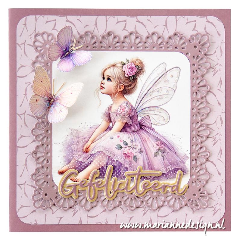 FB2503 12x Arkusz A4 -Marianne Design -Art Journaling set - by Fairybells