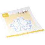 LR0889 Wykrojnik Marianne Design Creatables -Cats & Kittens -Koty i kocięta