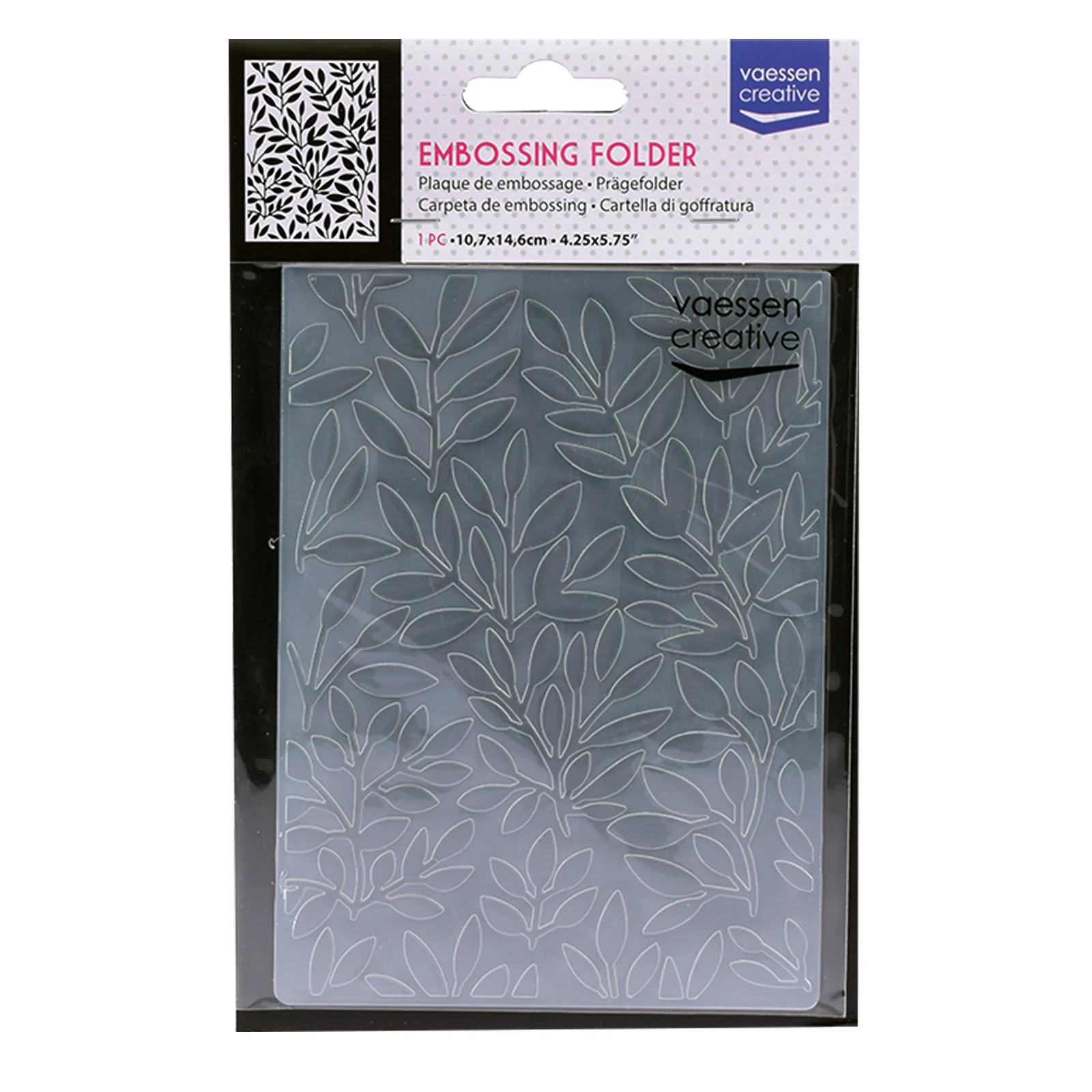 100605-038 Folder do embossingu 10,7x14,6cm - Branches with Leaves