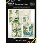 ACSDP0001 Papier do decoupage'u Hidden Greek - Arden Creative Studio