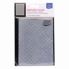 100605-184 Folder do embossingu 10,7x14,6cm - Checkered