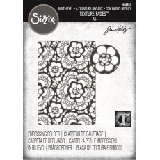 666865  Folder wytłaczający Sizzix • Tim Holtz  Vault Lace koronka