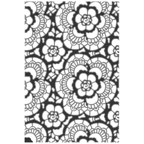 666865 Folder wytłaczający Sizzix • Tim Holtz Vault Lace koronka