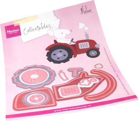 COL1571 Wykrojniki Marianne Design Collectable -Tractor by Marleen