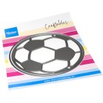 CR1691 Wykrojnik Marianne Design - CrafTables - Soccer ball-piłka nożna