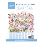 VK9626 Die-cuts  -Marianne Design -Mattie's pink flowers